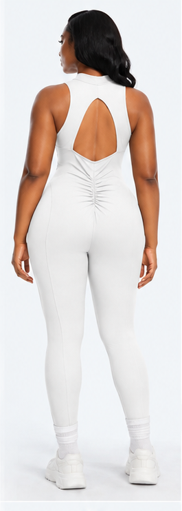 SnatchedKnit Front Zip Jumpsuit