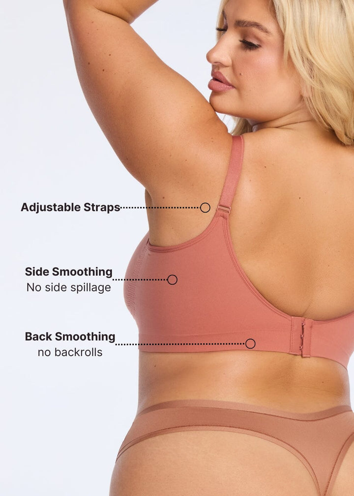 SmoothingSeamless Wireless Scoop Bra