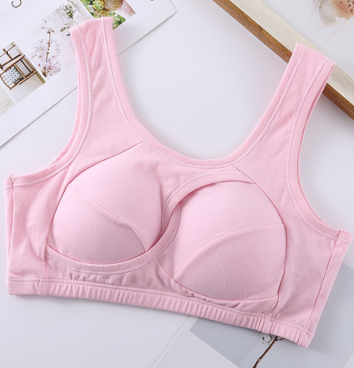 Cotton non-wired comfort bra