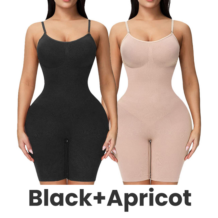 Women's Seamless Shaping Bodysuit Mid-Thigh Control