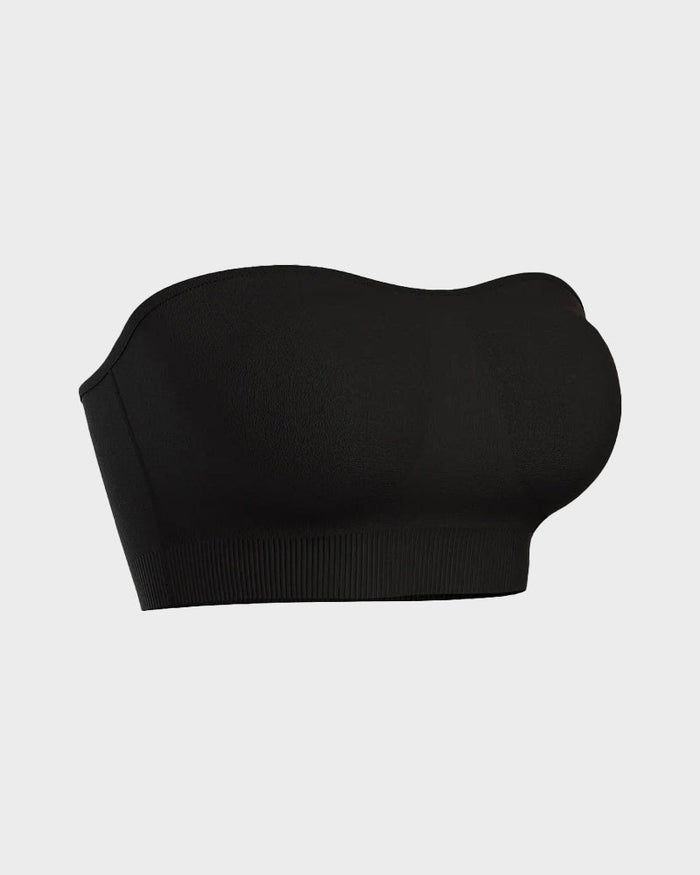 Women's Strapless Bandeau Bra with Silicone Grip