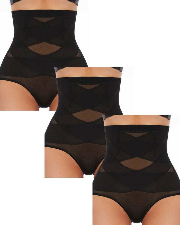 Women's High-Waisted Shapewear Briefs with Tummy Control