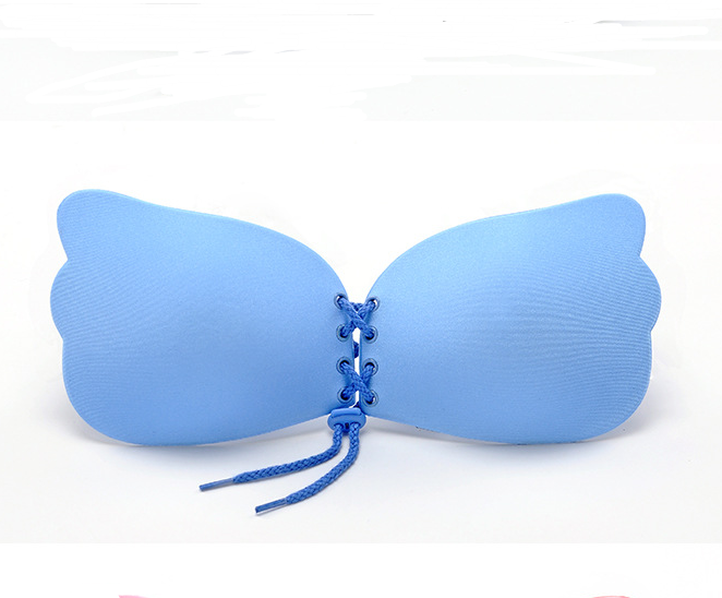 Nude strapless stick-on push-up bra