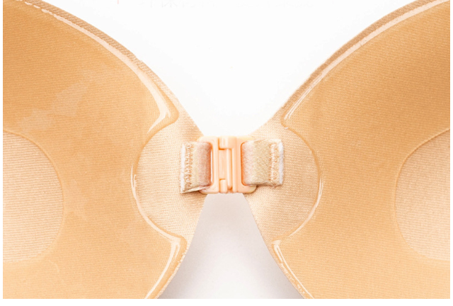 Nude silicone stick-on push-up pasties