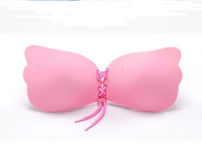 Nude strapless stick-on push-up bra