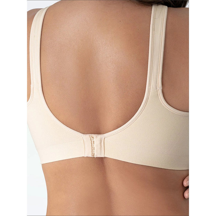Seamless non-wired full-coverage shaper bra