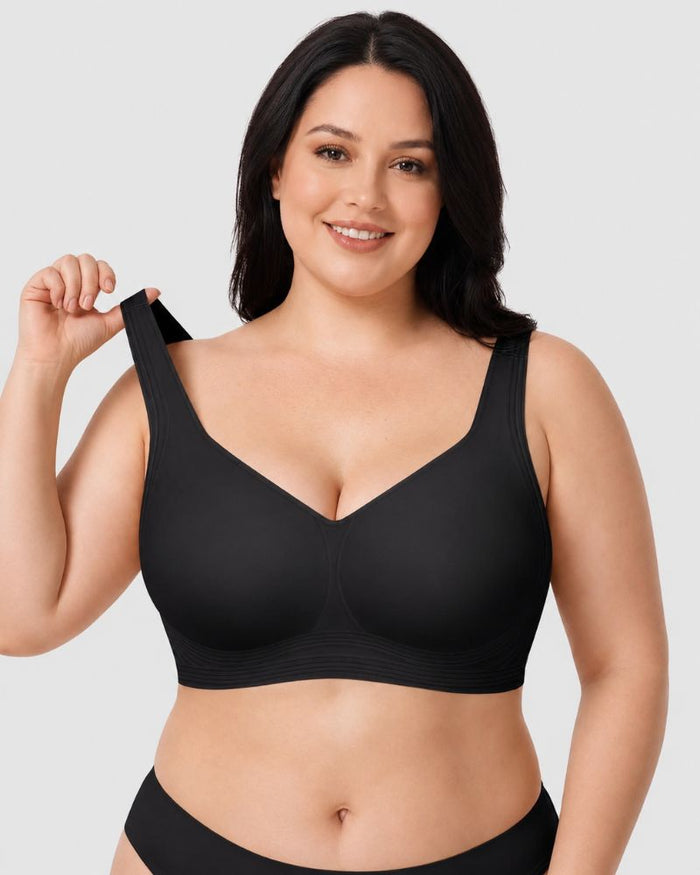Women's Wireless Full-Coverage Bra with Lift Support