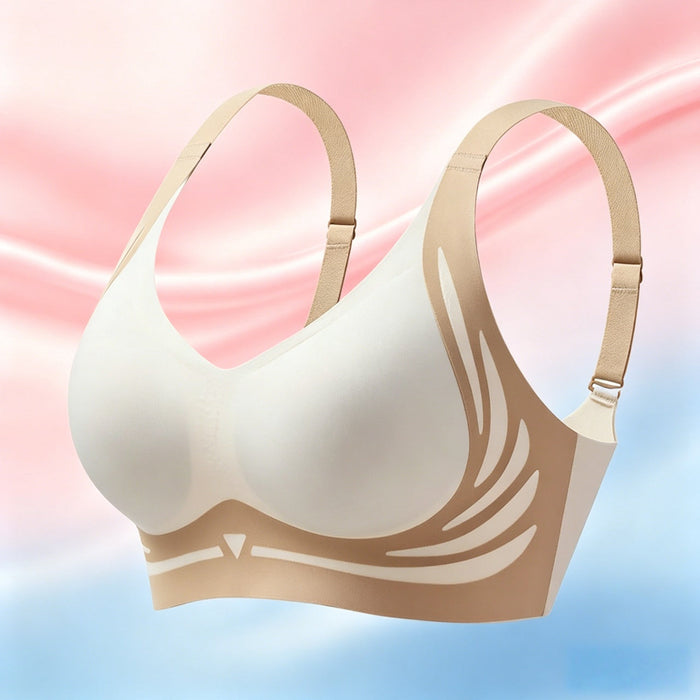 Women's Wire-Free Push-Up Bra Anti-Sagging Support