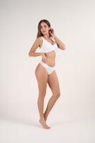 Deep V Seamless Lift Bra with Mesh