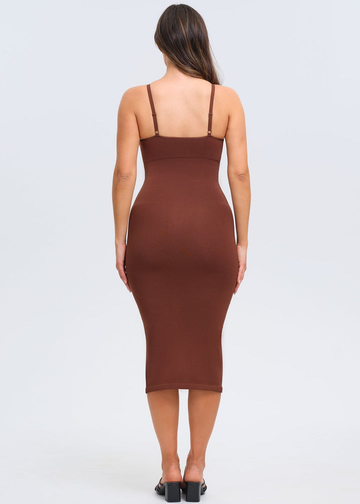 SnatchedKnit V-neck Sami Maxi Dress