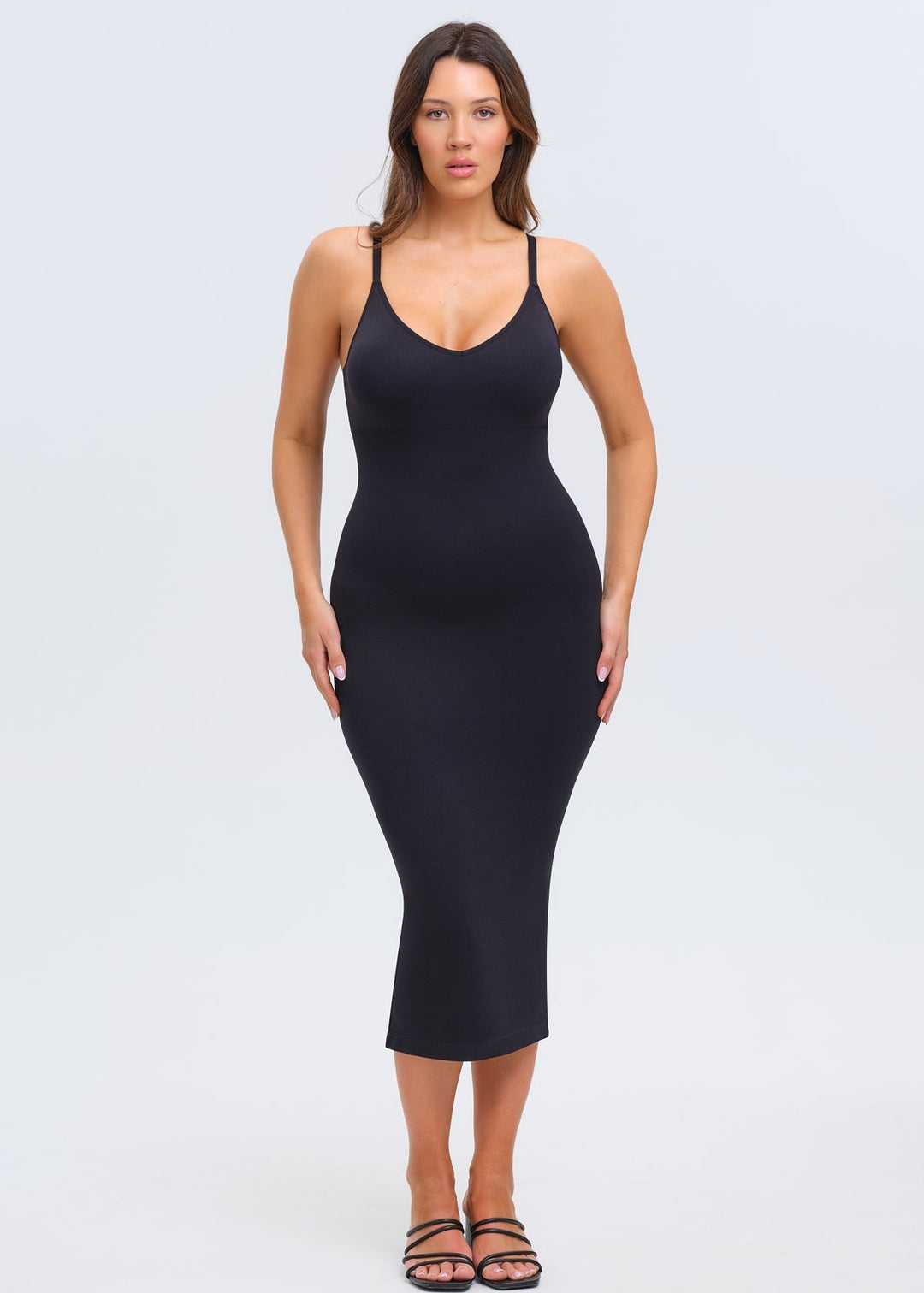 SnatchedKnit V-neck Sami Maxi Dress