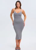 SnatchedKnit V-neck Sami Maxi Dress