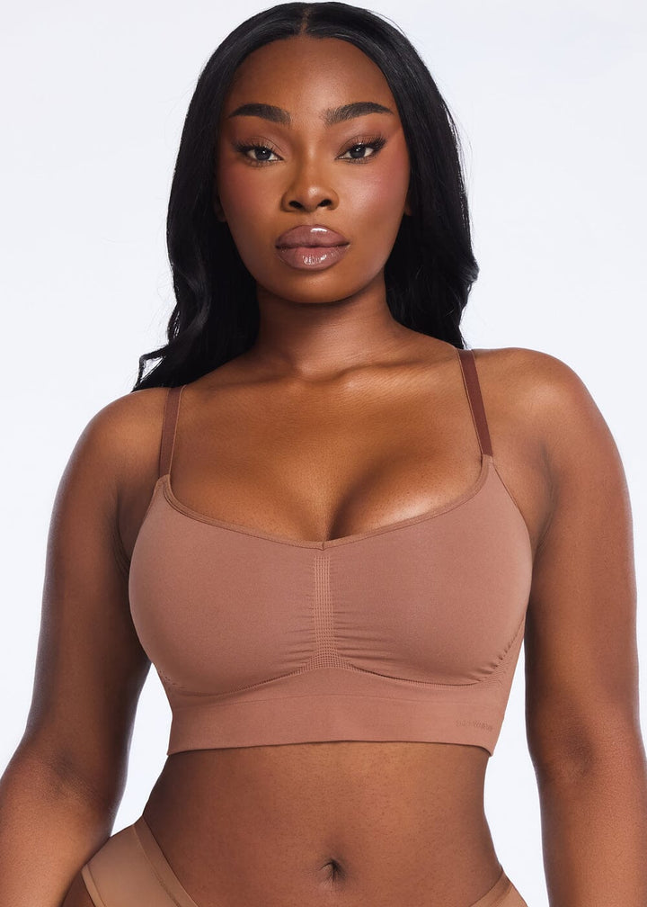 SmoothingSeamless Wireless Scoop Bra