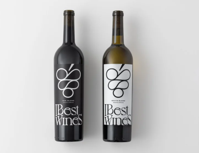 Wine Bottle Set Red and White Wine 750ml Standard