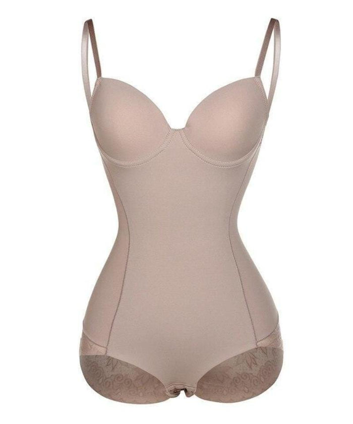 Women's Shapewear Bodysuit with Underwire Bust Support