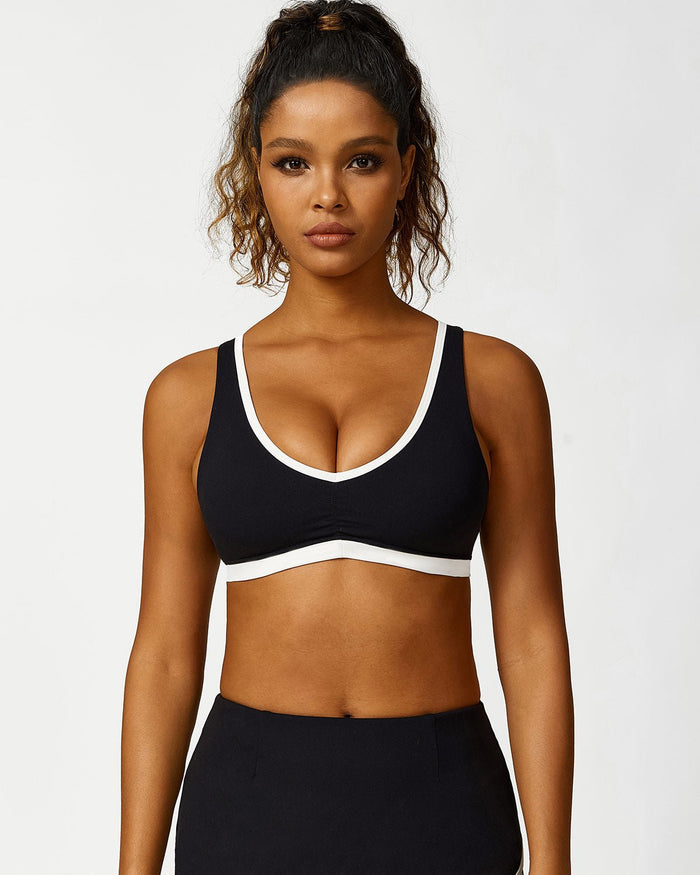 Women's Crossback Sports Bra Breathable Support