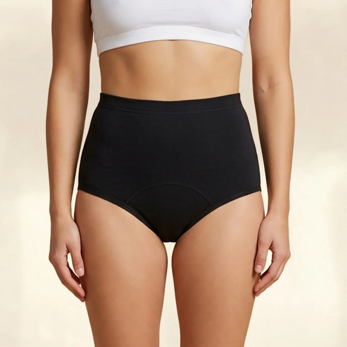 Women's High-Waisted Leakproof Briefs 5-Pack for Incontinence