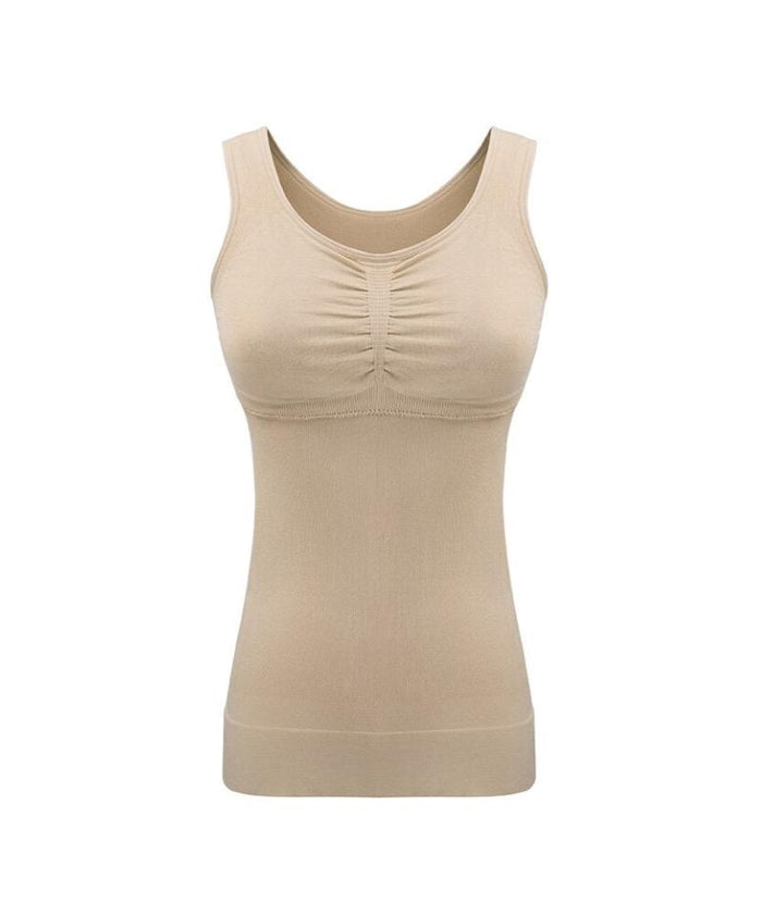 Women's Seamless Shaping Vest with Scoop Neck