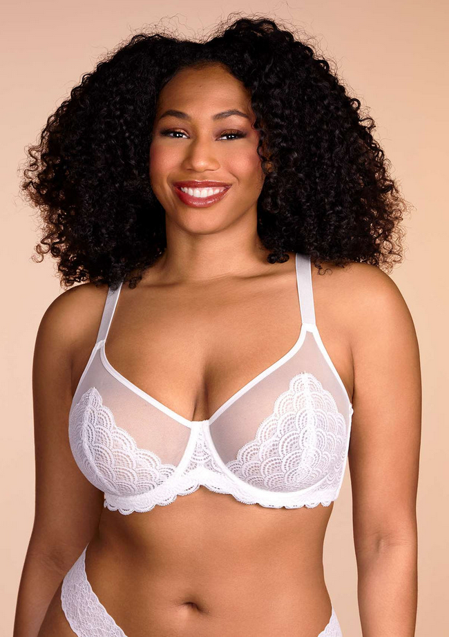 Mermaid Lace Minimizer Bra