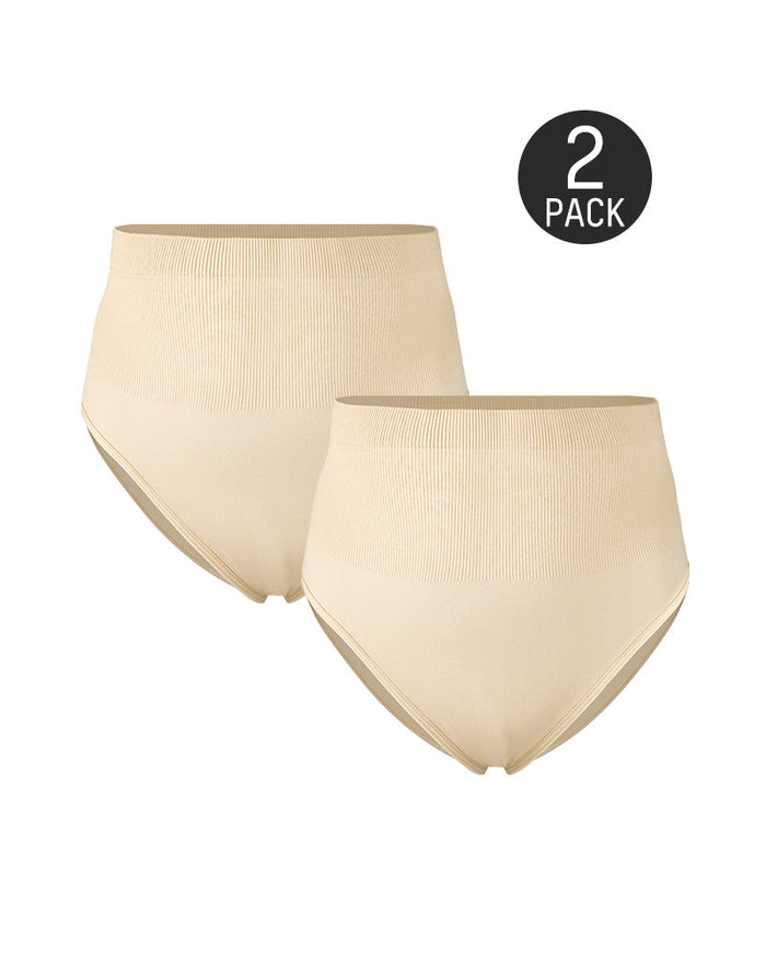 Women's Mid-Waist Tummy Control Brief Panty