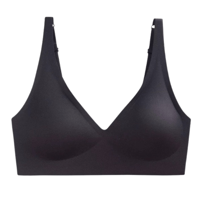Women's Seamless V-Neck Soft Bralette Wireless Support