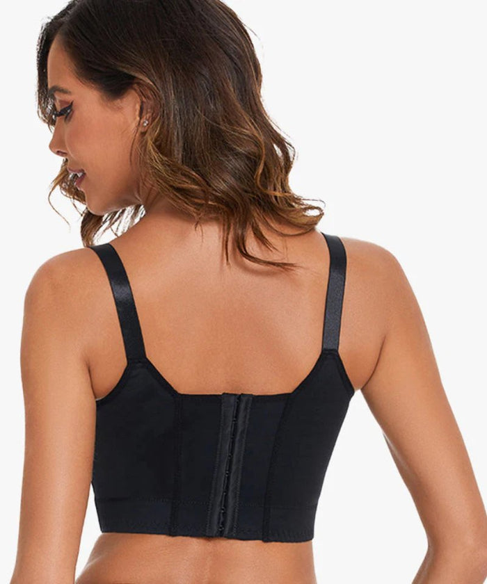 Women's Push-Up Full Coverage Bra with Wide Straps